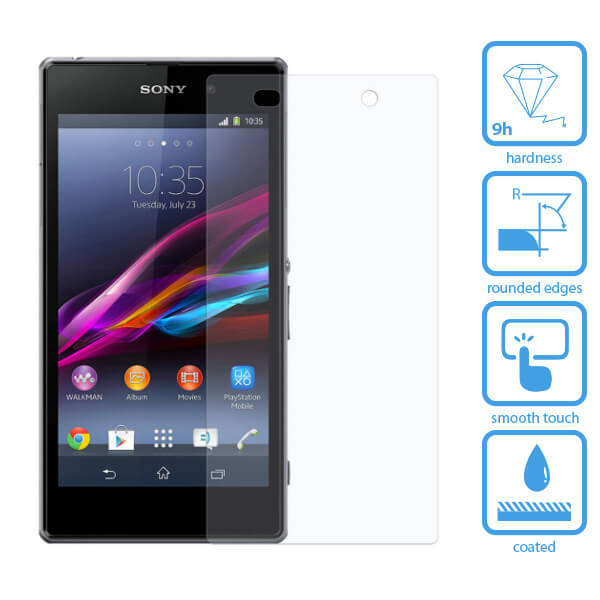 Sony Xperia Z1 Tempered Glass Screen Protector